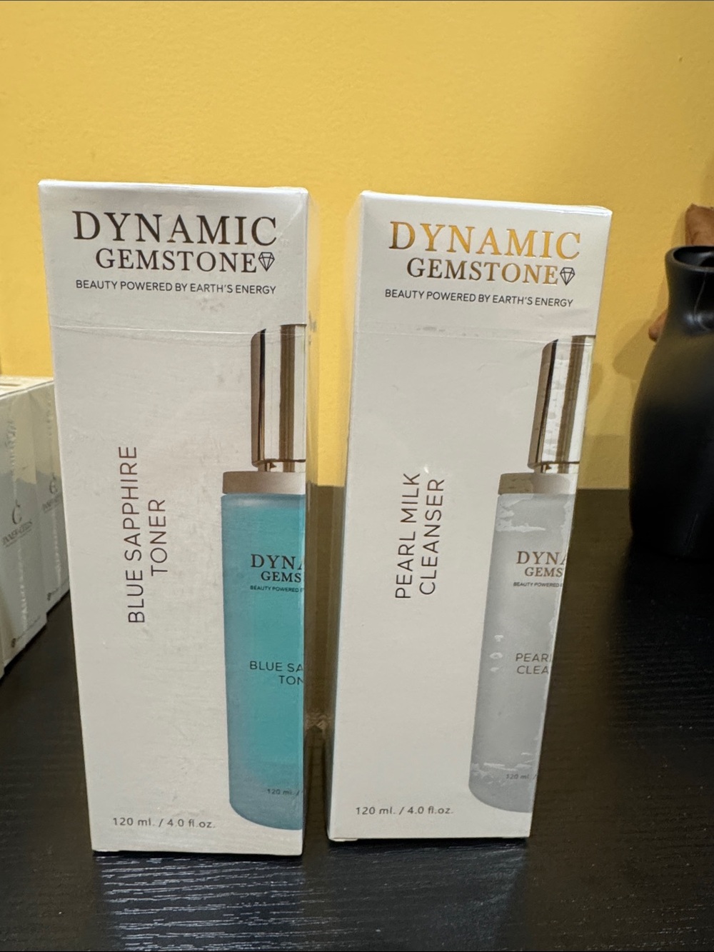 Dynamic Gemstone - skin care set of 2 -  toner/cleanser 120 ml each sealed & BN